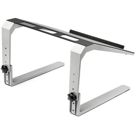 StarTech.com Adjustable Laptop Stand - Heavy Duty Steel & Aluminum - 3 Height Settings - Tilted - Ergonomic Laptop Riser for Desk (LTSTND)