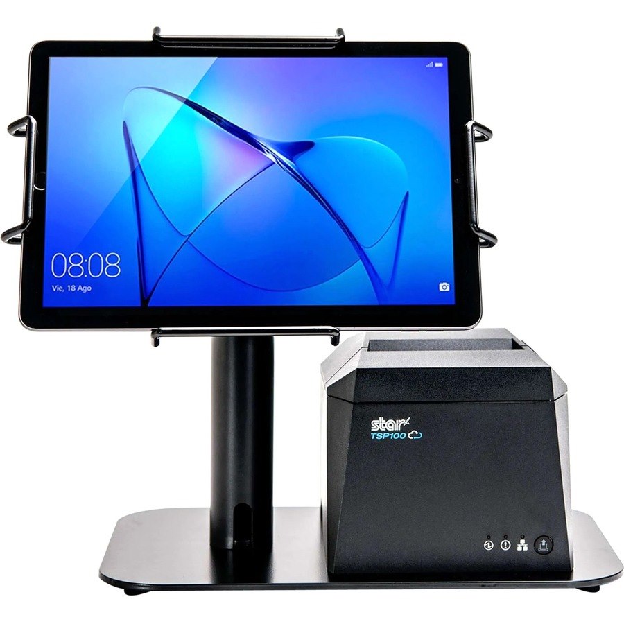 Star Micronics mUnite POS Desktop Tablet Display Stands - TSP100, or TSP600, Black