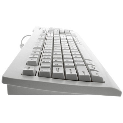 Seal Shield Silver Seal Keyboard - Cable Connectivity - USB Interface - English (US) - White