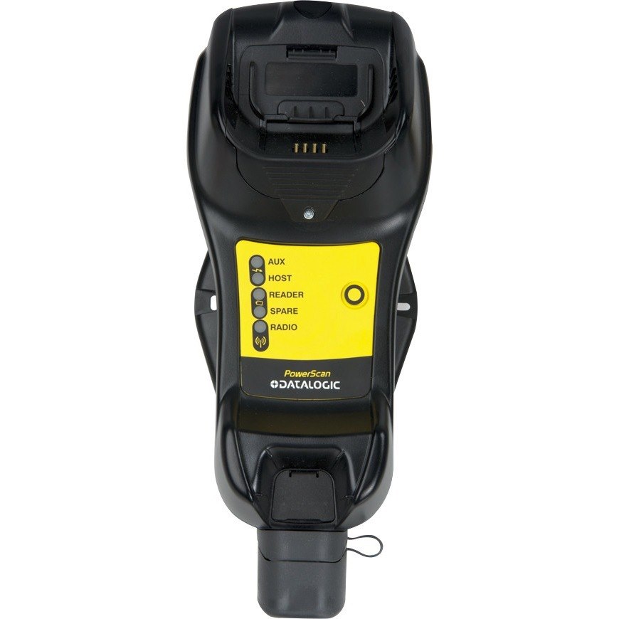 Datalogic PowerScan PBT9100-RBK10US Handheld Barcode Scanner Kit - Wireless Connectivity - Yellow