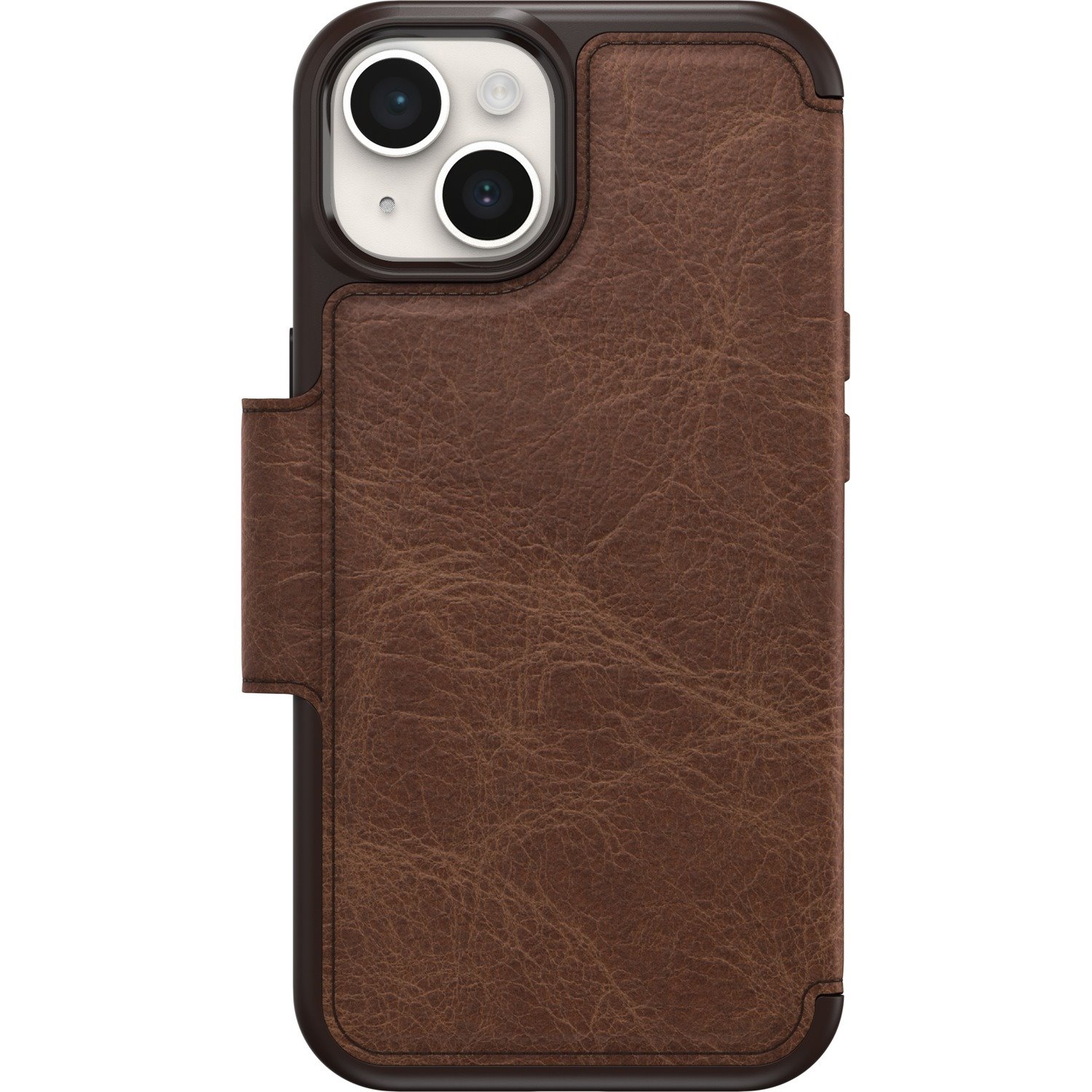 OtterBox Strada Carrying Case (Folio) Apple iPhone 14 Smartphone - Espresso (Brown)