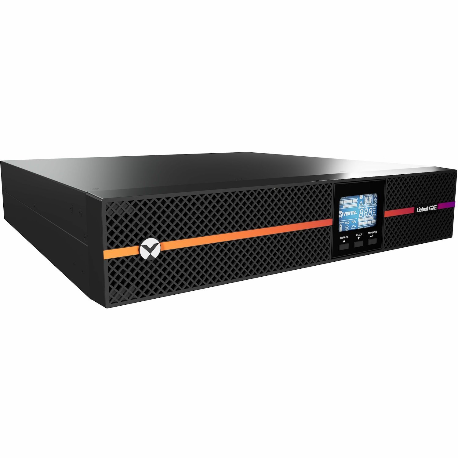 Vertiv Liebert GXE UPS 1000VA/900W 230V Online Double Conversion Rack/Tower | Lead Acid VRLA Battery | Optional battery cabinets (GXE3-1000IRT2UXL)