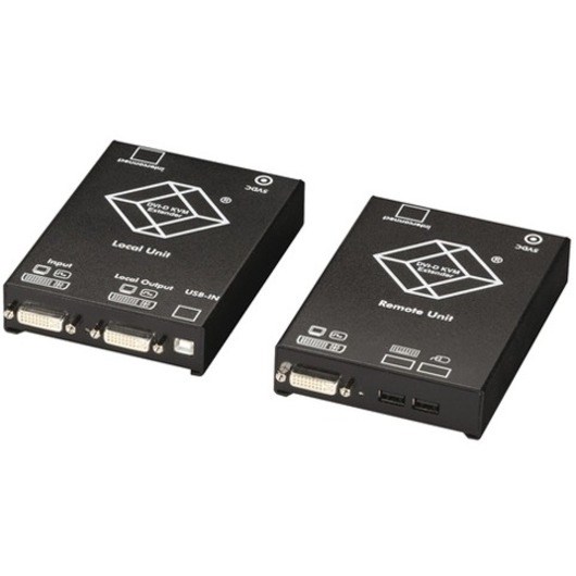Black Box DVI-D Dual-Head Video Plus USB HID, Audio, RS-232 Extender Kit