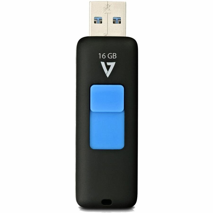 V7 VF316GAR-3E 16 GB USB 3.0 Flash Drive - Black