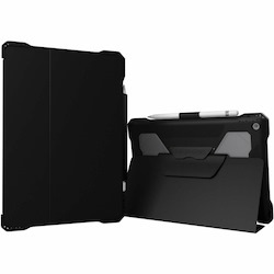 Extreme Folio-X2 for iPad 9 (7/8) 10.2" (2021) (New Wipeable Material) (Black)