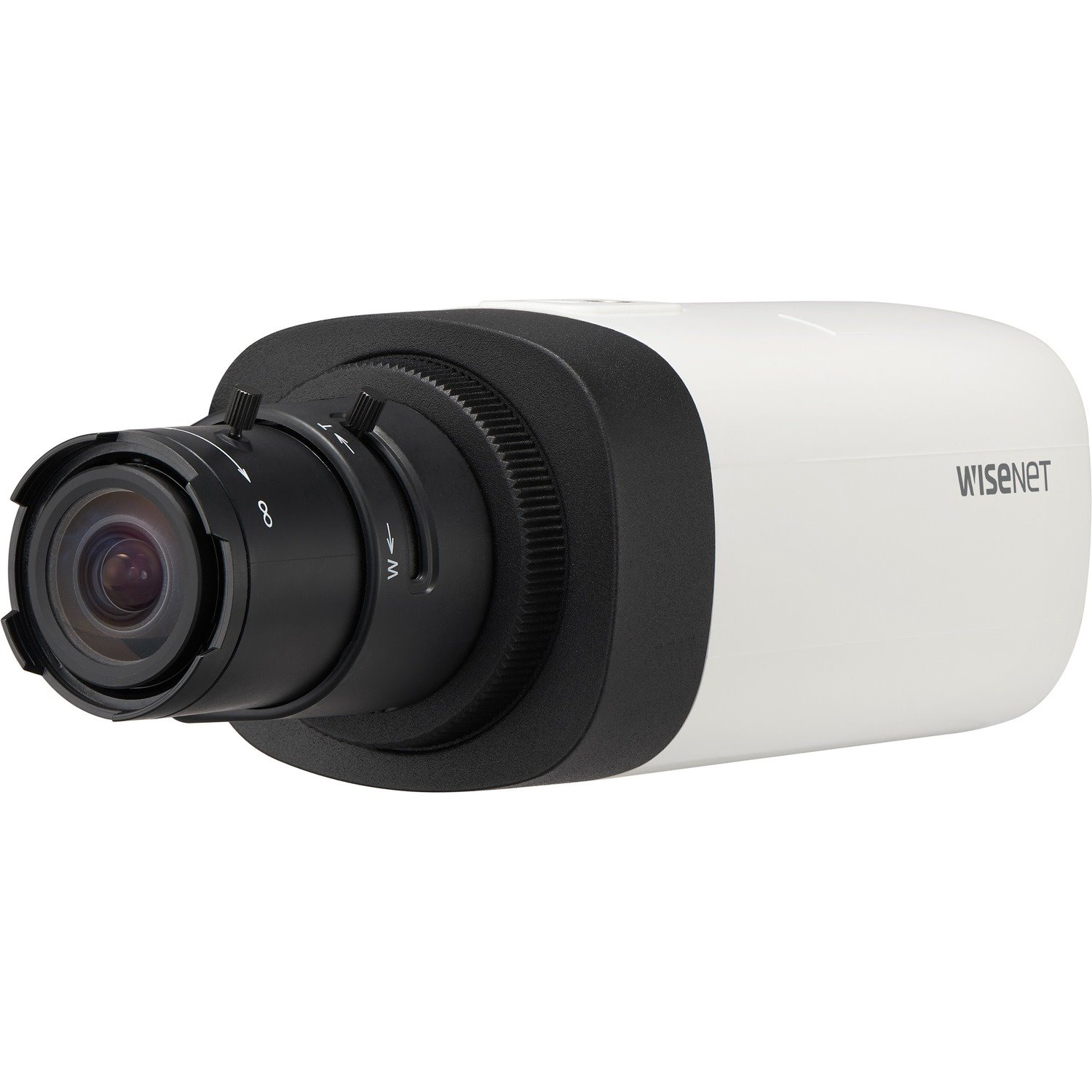 Wisenet HCB-7000A 4 Megapixel Indoor Surveillance Camera - Color - Box - Black, Ivory