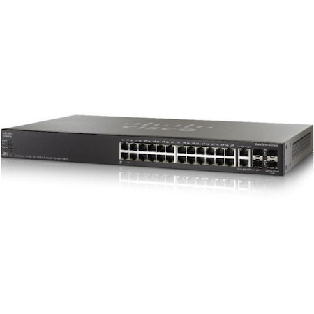 Cisco 500 SG500X-24 24 Ports Manageable Layer 3 Switch - Gigabit Ethernet, 10 Gigabit Ethernet - 10/100/1000Base-T, 10GBase-X - Refurbished