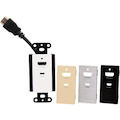 C2G HDMI Inline Extender Decorative Wall Plate w/ Interchangeable Covers