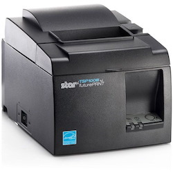 Star Micronics Thermal Printer TSP143IIILAN GY US - Ethernet - Locking Paper Chamber - Gray - Receipt Printer - 250 mm/sec - Monochrome - Auto Cutter