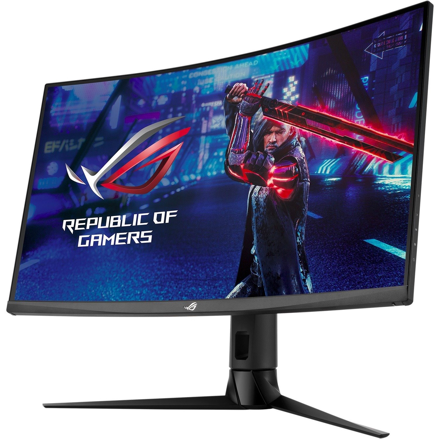 Asus Strix XG32VC 32" Class WQHD Curved Screen Gaming LCD Monitor - 16:9 - Black