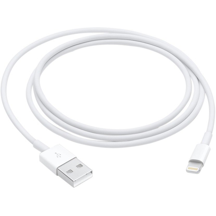 Apple 1 m Lightning/USB Data Transfer Cable for PC, iPhone, iPod, iPad, AirPods, iPad Air, iPad mini, iPad Pro, MacBook Air, MacBook Pro, iMac Pro, ...