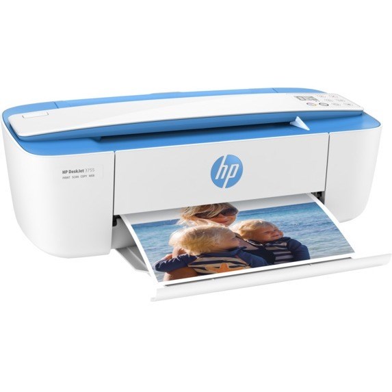 HP Deskjet 3755 Wireless Inkjet Multifunction Printer - Color
