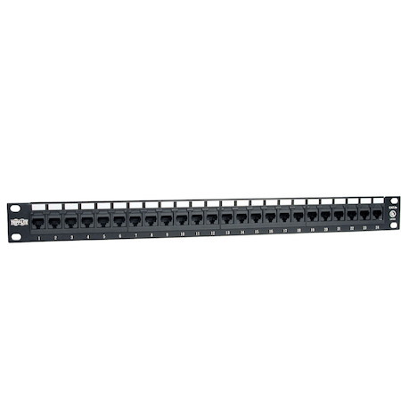 Tripp Lite by Eaton 24-Port 1U Rack-Mount Cat5e 110 Patch Panel, 568B, RJ45 Ethernet, TAA