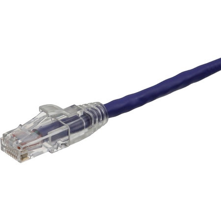 Axiom 10FT CAT6 UTP 550mhz Patch Cable Clear Snagless Boot (Purple) - TAA Compliant