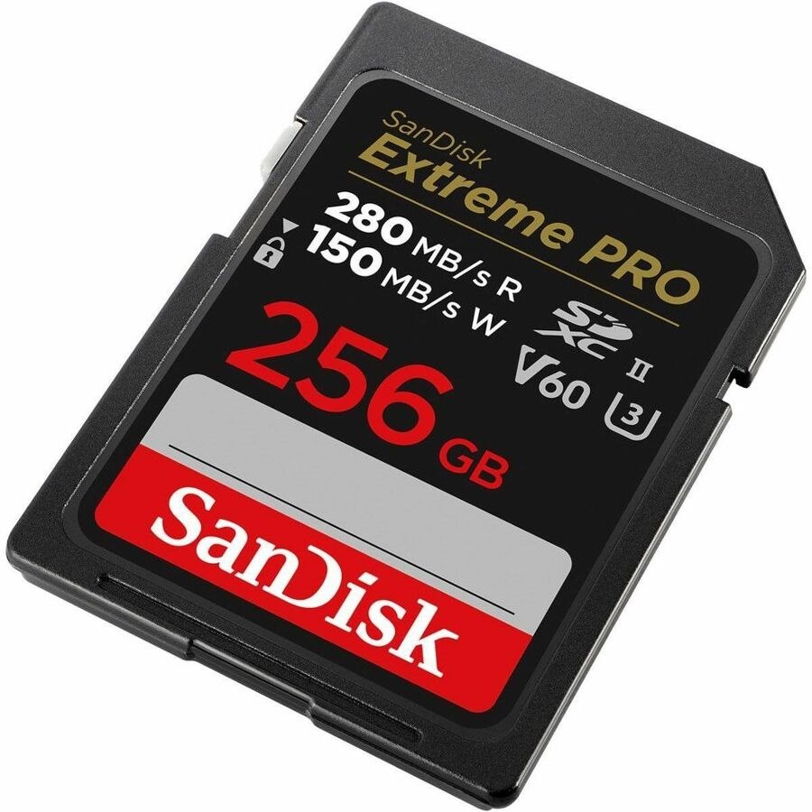 SanDisk Extreme PRO 256 GB Class 10/UHS-II (U3) V60 SDXC - 1 Pack