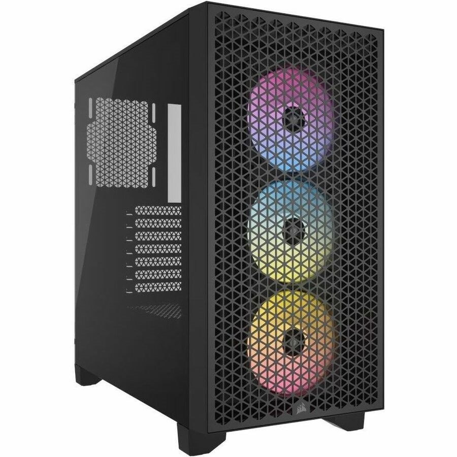 Corsair 3000D RGB AIRFLOW Mid-Tower PC Case - Black