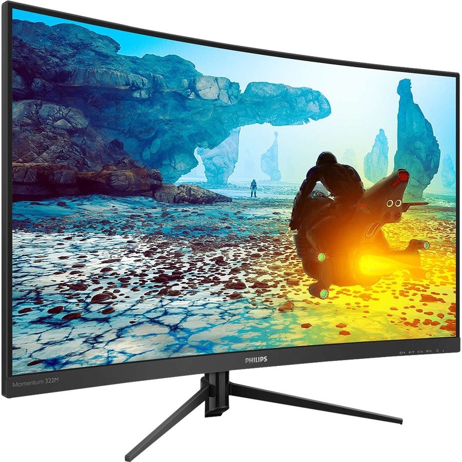 Philips Momentum 322M8CZ 80 cm (31.5") Full HD Curved Screen WLED Gaming LCD Monitor - 16:9 - Textured Black
