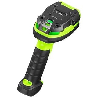 Zebra DS3678-SR Rugged Industrial, Warehouse Handheld Barcode Scanner Kit - Wireless Connectivity - Industrial Green - USB Cable Included