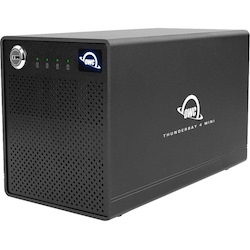 OWC ThunderBay 4 mini Drive Enclosure SATA/600 - Thunderbolt 3 Host Interface Desktop - Black