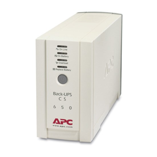 APC by Schneider Electric Back-UPS Standby UPS - 650 VA/400 W