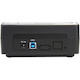 StarTech.com Single Bay USB 3.0 to SATA Hard Drive Docking Station, USB 3.0 (5 Gbps) Hard Drive Dock, External 2.5/3.5" SATA HDD/SSD Dock