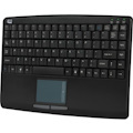 Adesso SlimTouch AKB-410UB Keyboard - Cable Connectivity - USB Interface - TouchPad - English (US) - Black