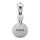 LASER Wired Over-the-head Binaural Stereo Headphone - White - 1