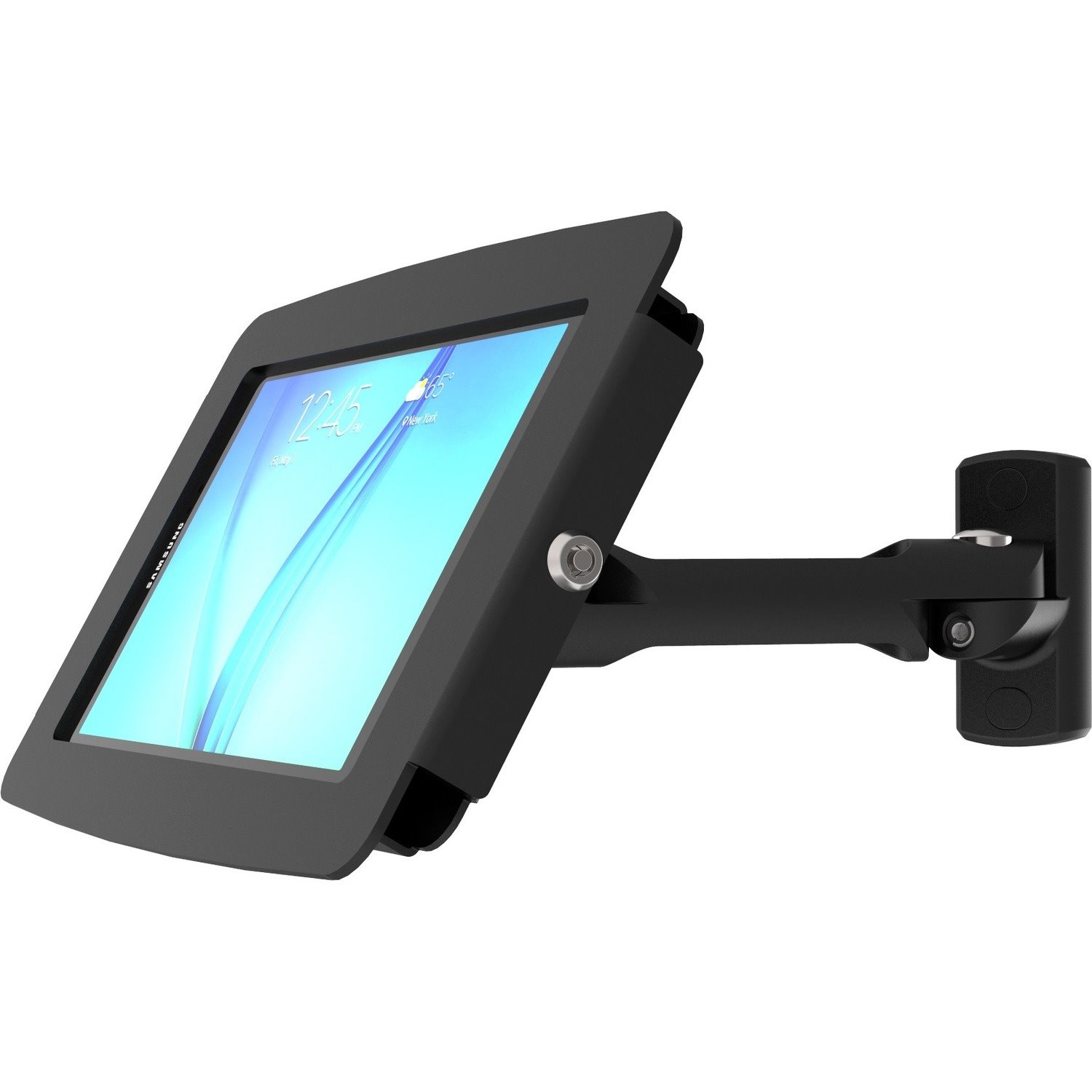 Compulocks Galaxy Tab A 10.1" (2019) Space Enclosure Swing Wall Mount Black