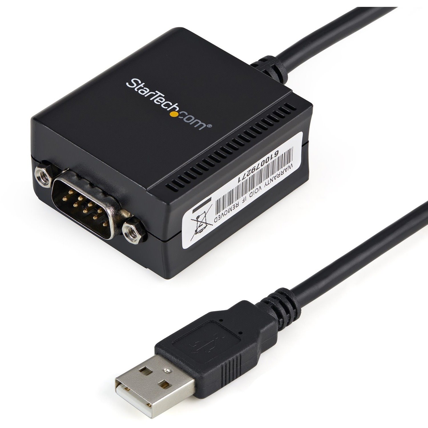 StarTech.com USB to Serial Adapter - 1 port - USB Powered - FTDI USB UART Chip - DB9 (9-pin) - USB to RS232 Adapter