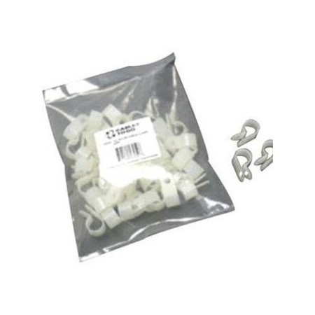 C2G .25in Nylon Cable Clamp - 50pk