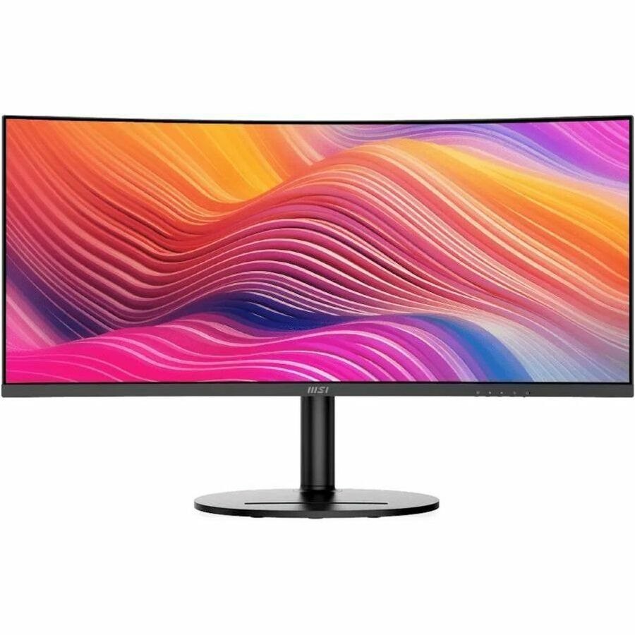 MSI Modern MD342CQP 34" Class UW-QHD Curved Screen LCD Monitor - 21:9 - Black, White