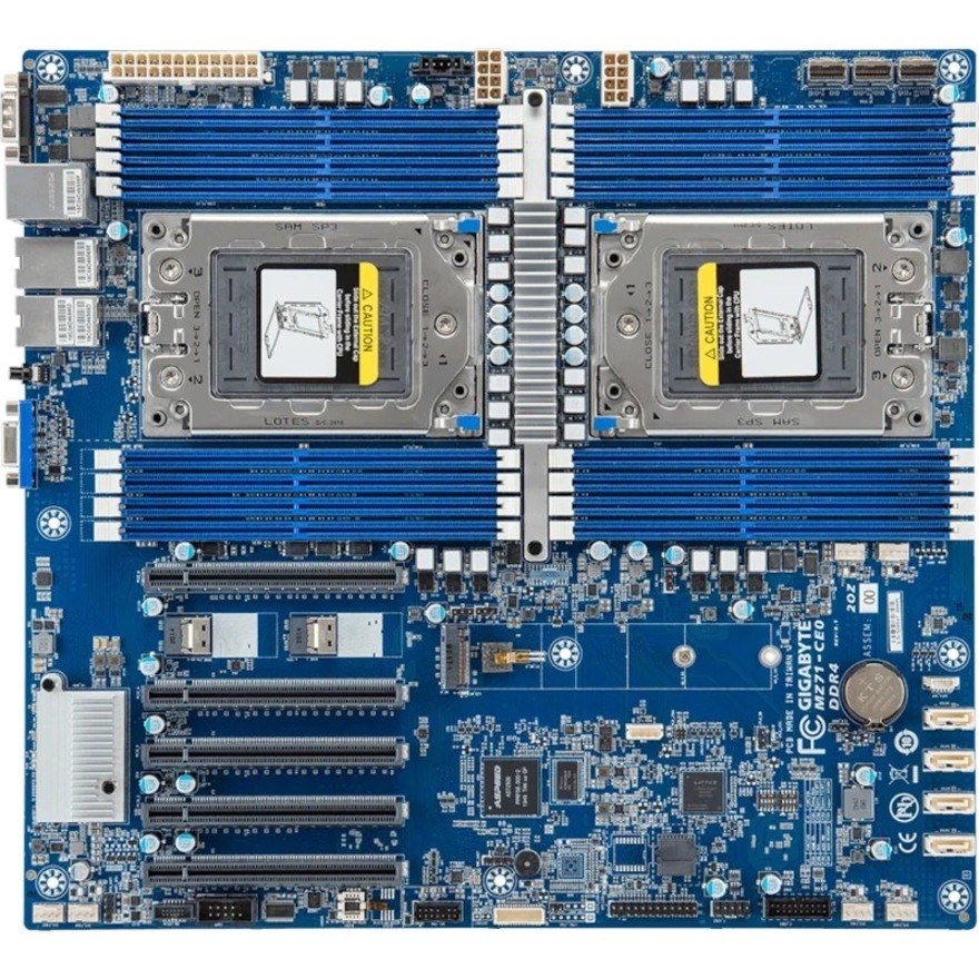 Gigabyte MZ72-HB0 Server Motherboard - AMD Chipset - Socket SP3