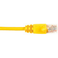 Black Box CAT6 Value Line Patch Cable, Stranded, Yellow, 25-ft. (7.5-m), 5-Pack