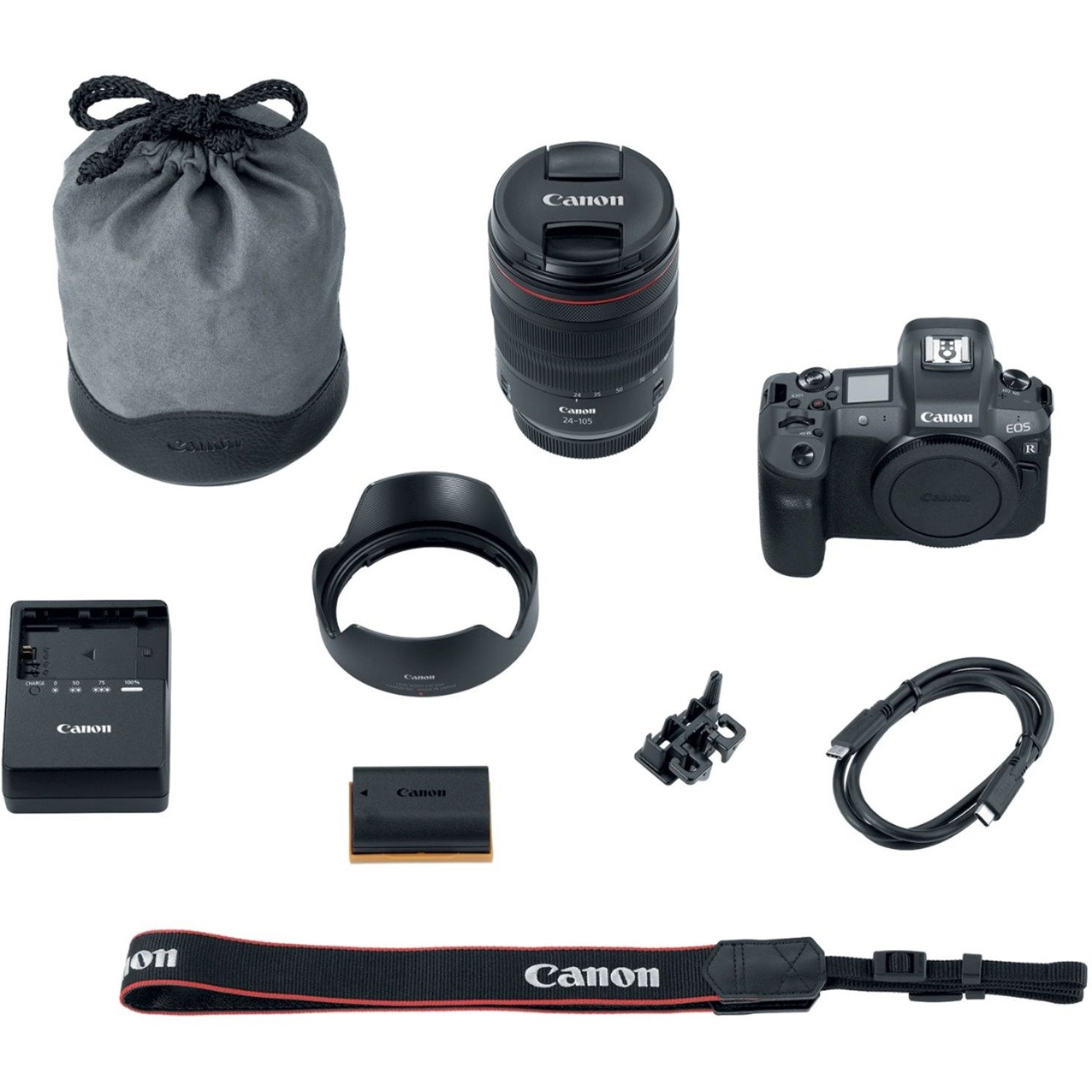 Canon EOS R 30.3 Megapixel Mirrorless Camera with Lens - 0.94" - 4.13"