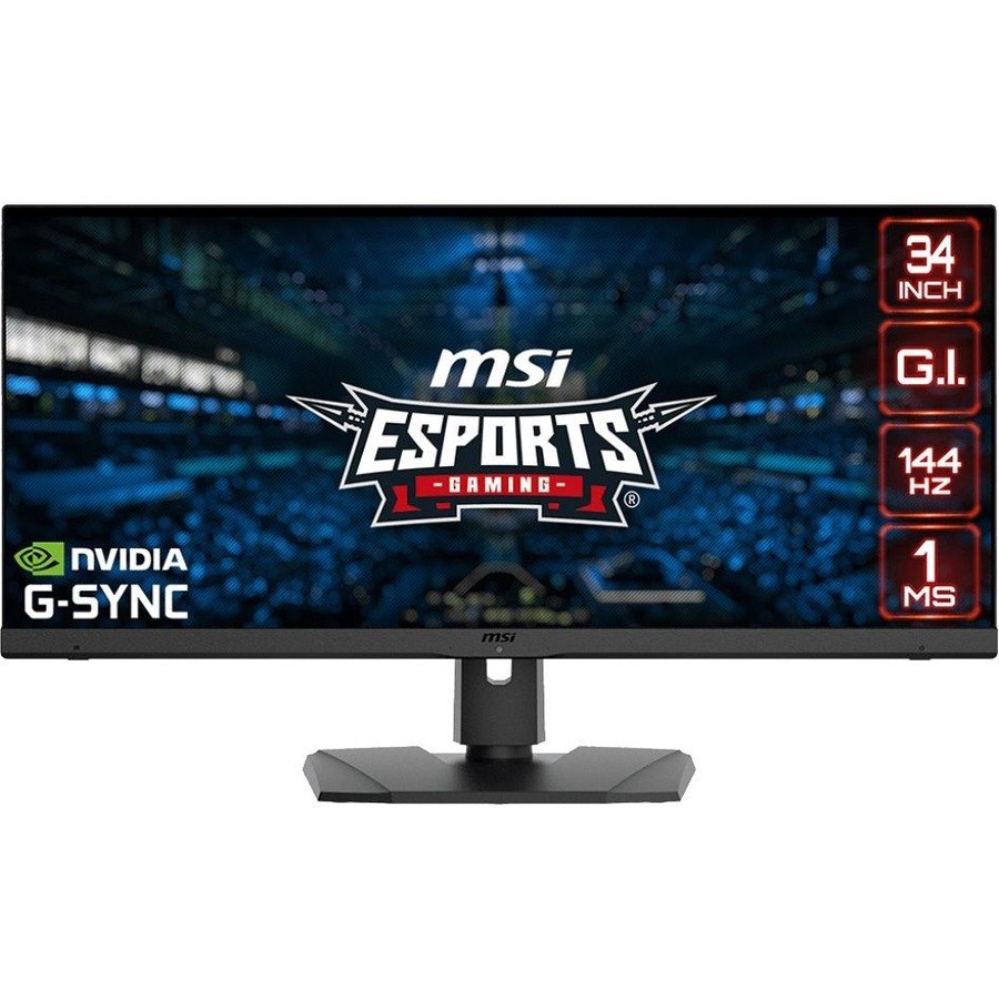 MSI Optix MPG341QR 34" Class UW-QHD Gaming LCD Monitor - 21:9