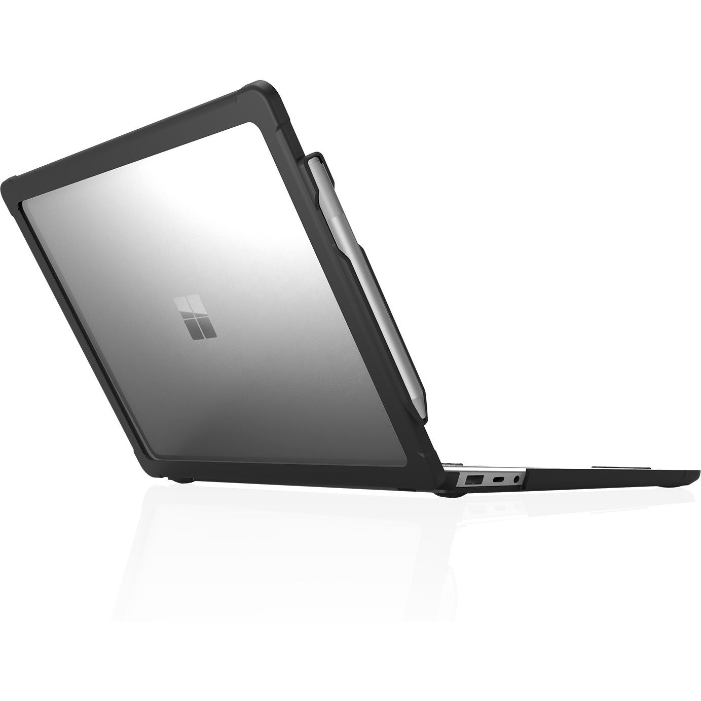 STM Goods Dux Case for Microsoft Notebook - Transparent, Black