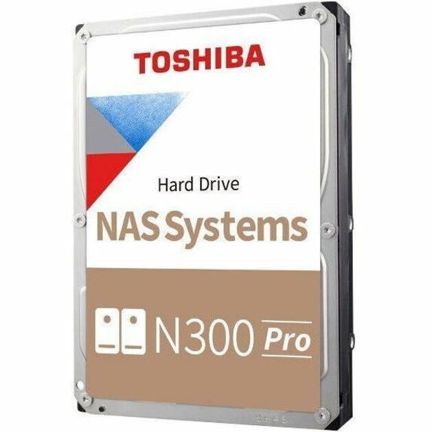 Toshiba N300 Pro HDWG62CXZSTB 22 TB Hard Drive - 3.5" Internal - SATA (SATA/600) - Conventional Magnetic Recording (CMR) Method