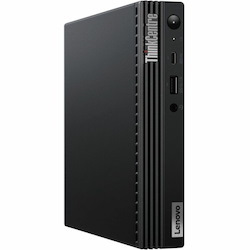 Lenovo ThinkCentre M75q Gen 2 11JN0033AU Desktop Computer - AMD Ryzen 5 PRO 5650GE Hexa-core (6 Core) 3.40 GHz - 16 GB RAM DDR4 SDRAM - 256 GB M.2 PCI Express NVMe SSD - Tiny - Black