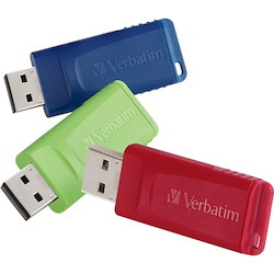 16GB Store 'n' Go&reg; USB Flash Drive - 3pk - Red, Green, Blue