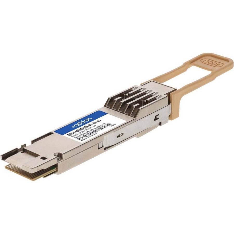 AddOn QSFP-DD - 1 x MPO-12 400GBase-BX Network - 1 Pack - TAA Compliant