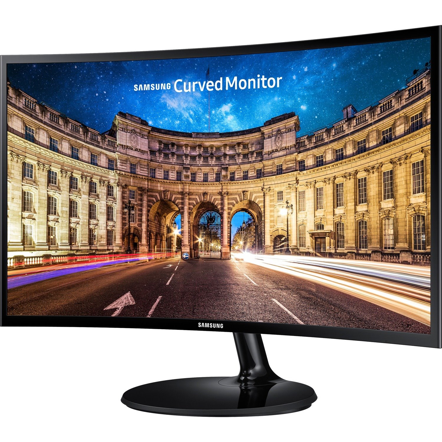 Samsung C27F390FHE 27" Full HD Curved Screen LED LCD Monitor - 16:9 - High Glossy Black