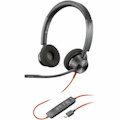 Plantronics Blackwire 3320 Wired Over-the-head Stereo Headset - Black