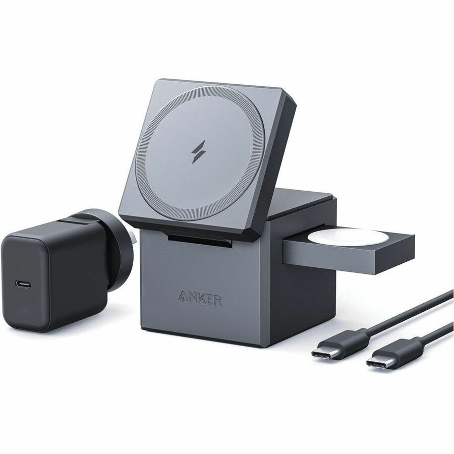 Anker 3-In-1 Wireless Charging Cube With Magsafe