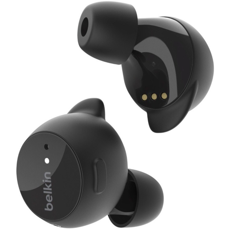 Belkin SOUNDFORM Immerse True Wireless Earbud Stereo Earset - Black