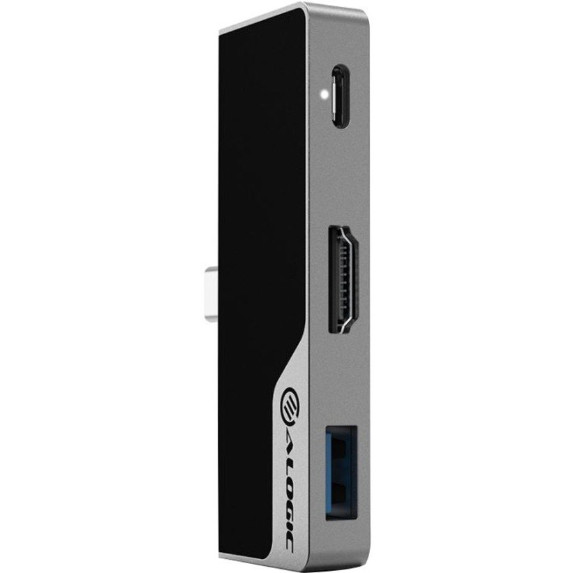 Alogic USB-C Dock Nano Mini with USB-A - Ultra Series - Space Grey