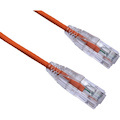 Axiom 1FT CAT6A BENDnFLEX Ultra-Thin Snagless Patch Cable 650mhz (Orange)