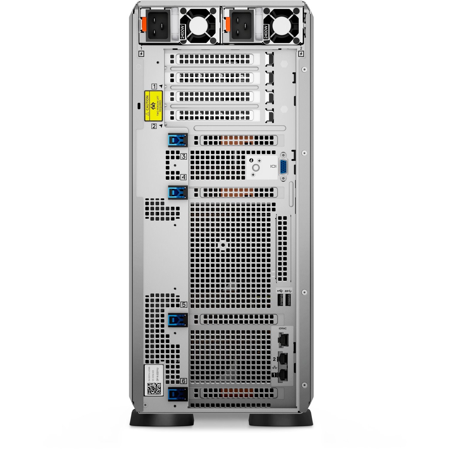 Dell PowerEdge T550 5U Tower Server - Intel Xeon Silver 4309Y 2.80 GHz - 16 GB RAM - 480 GB SSD - 12Gb/s SAS Controller