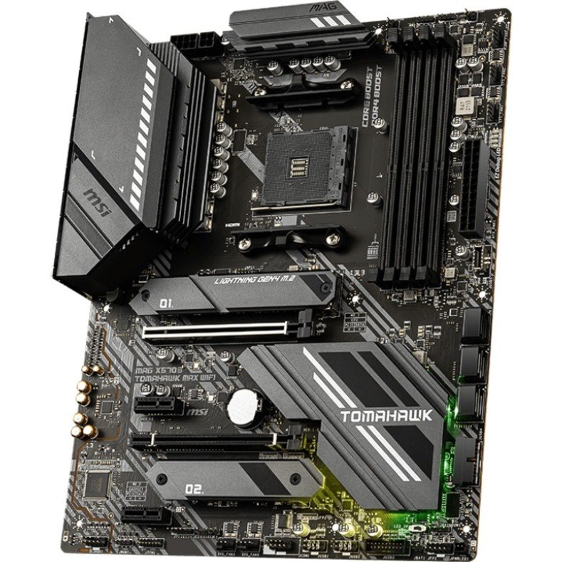 Buy MSI MAG X570S TOMAHAWK MAX WIFI Desktop Motherboard - AMD X570 ...