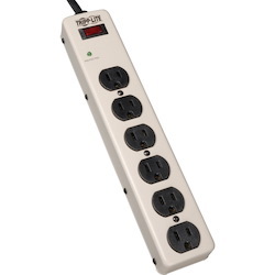 Tripp Lite 6-Outlet Industrial Surge Protector 6 ft. (1.83 m) Cord 900 Joules 12.5 in. length