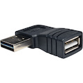 Tripp Lite by Eaton Universal Reversible USB 2.0 Adapter (Reversible A to Right-Angle A M/F)